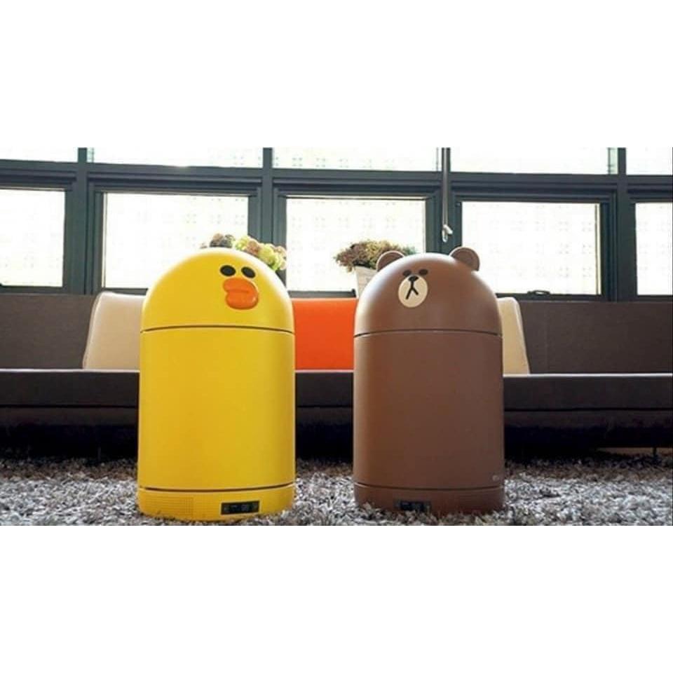Tủ Lạnh Mini CCOMO X LINE FRIENDS, Dung Tích 31L, Kết Hợp Loa Blutooth, Tủ Lạnh Trữ Đồ Uống, Mỹ Phẩm, Nội Địa Hàn