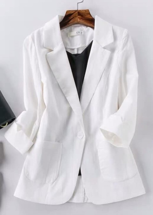 Áo Blazer Nữ Linen Tay Lỡ 5 Màu