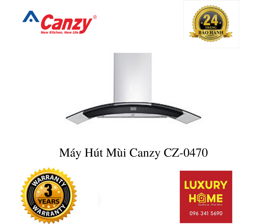 Máy Hút Mùi Canzy CZ-0470 - Hàng Chính Hãng