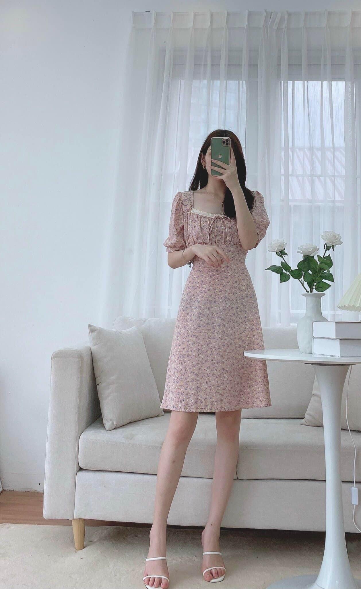 Đầm hoa nhí - váy hoa nhí nhiều màu