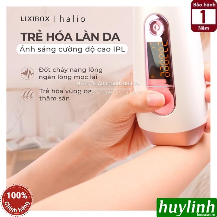 Máy triệt lông cá nhân Halio IPL Hair Removal Device - Tặng quà ngẫu nhiên - Hàng chính hãng