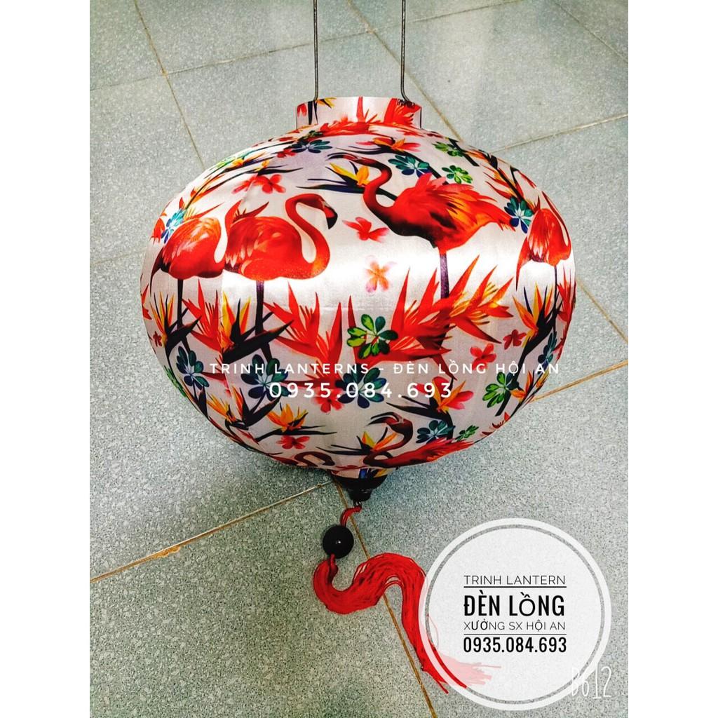 Đèn Lồng Hội An ️ Phi Họa Tiết 3D Cực Bền ️ Size 60CM/ 45CM. Tròn, Tỏi