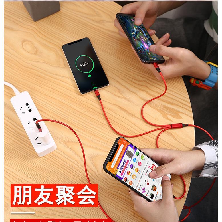 Cáp sạc nhanh Type-C/ cổng OTG và cổng Micro USB Thiết kế 3 trong 1 chuyên dụng
