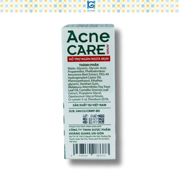 Serum tràm trà HGSG pharma ACNE CARE