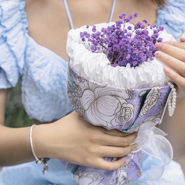 Bó hoa mini Summer Tage - Quà tặng siêu xinh, Hộp hoa tặng sinh nhât, kỷ niệm mãi mãi