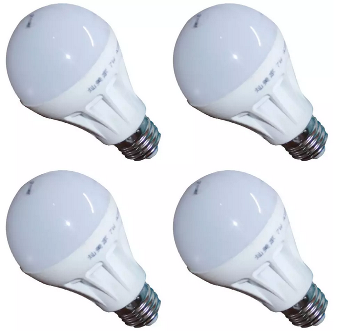 Đèn LED Búp Nhựa Phủ Matt Cao Cấp Bộ 5 Cái Gnesco 7W (sáng trắng)