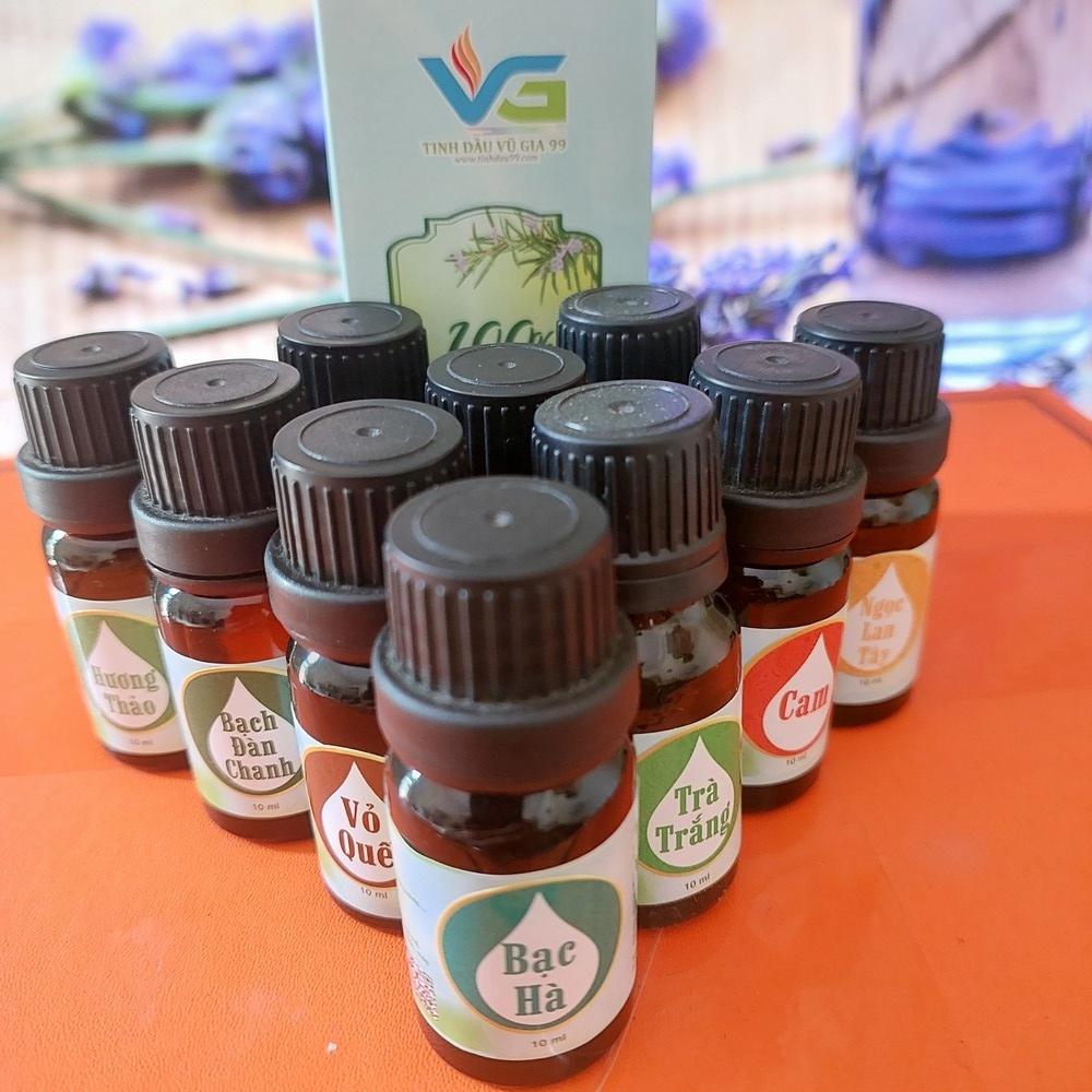 Combo 4 tinh dầu Tặng 1 máy xông lọ 10ml Nhập khẩu Ấn Độ, Có giấy kiểm định QUATEST3