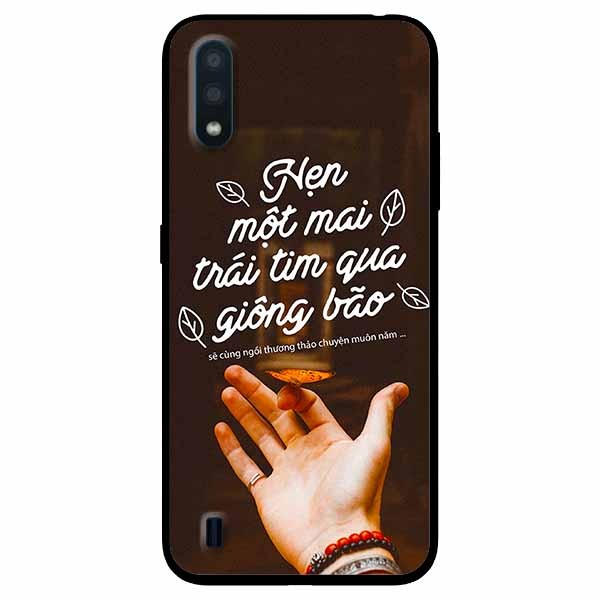 Ốp lưng in cho Samsung A01 Mẫu Hẹn Một Mai