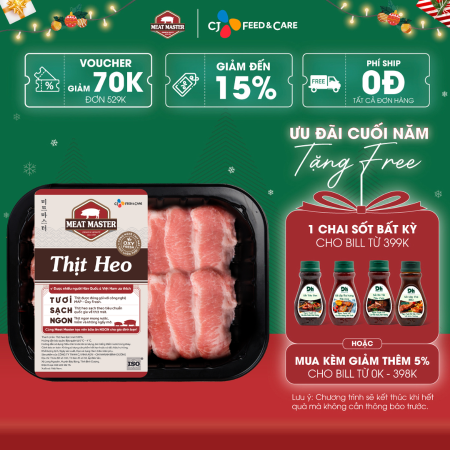 Nạc giòn heo Meat Master - Giao nhanh