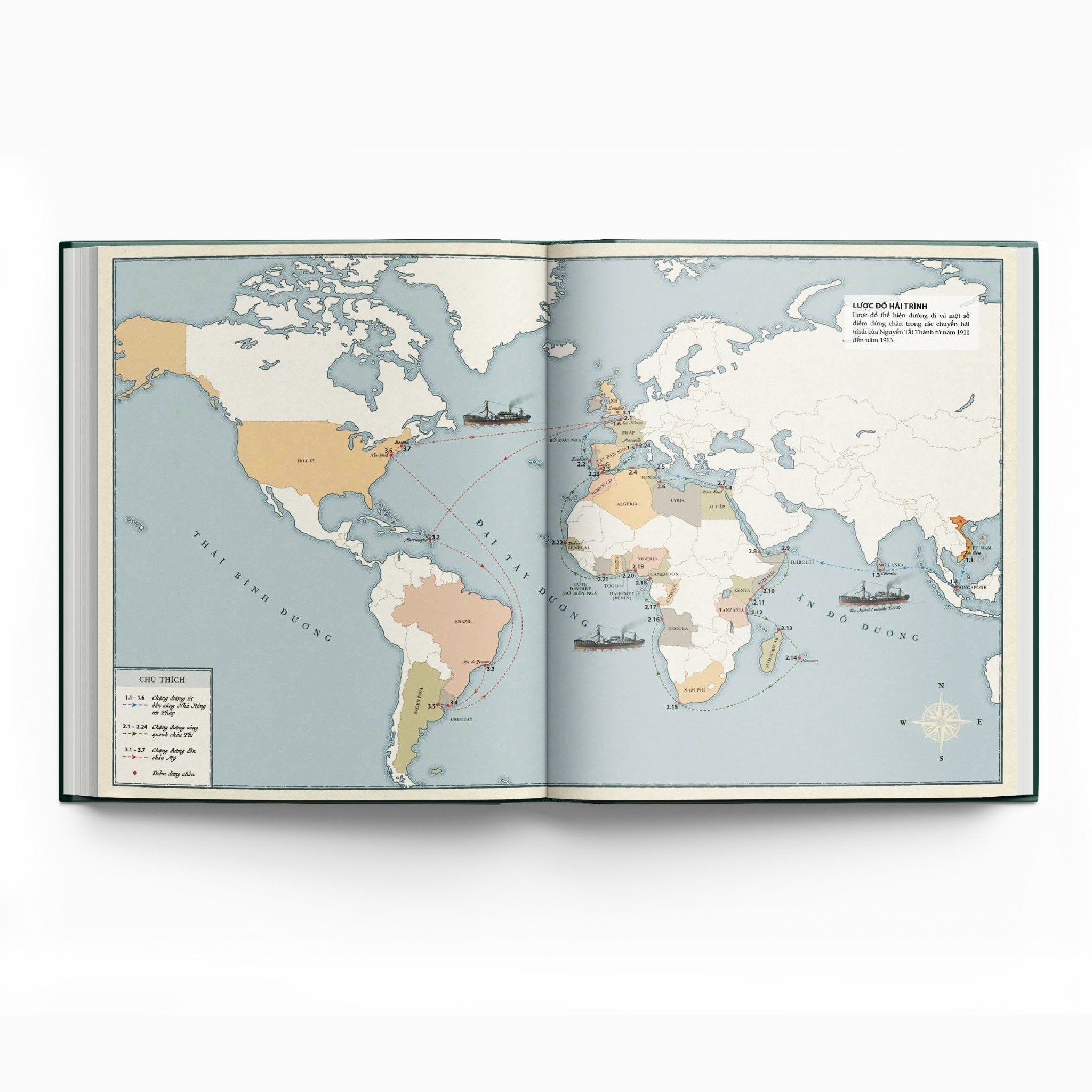 Sách Hồ Chí Minh - Tiểu Sử Bằng Hình (Gần 700 Tranh Ảnh Và Bản Đồ)