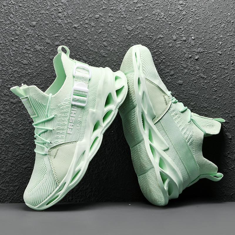 Mới Giày Nam Lưới Chạy Bộ Thể Dục Ngoài Trời Chạy Bộ Cặp Đôi Giày Thể Thao Size Lớn Thời Trang Nữ Giày Color: A-Yellow Shoe Size: 5