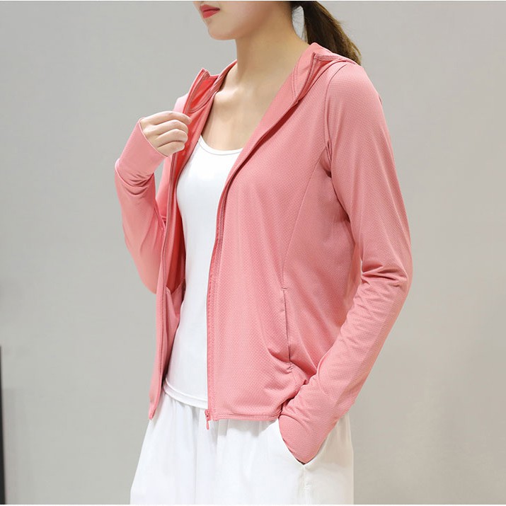 Áo chống nắng nữ  vải co dãn 4 chiều thông hơi làm mát chống tia uv
