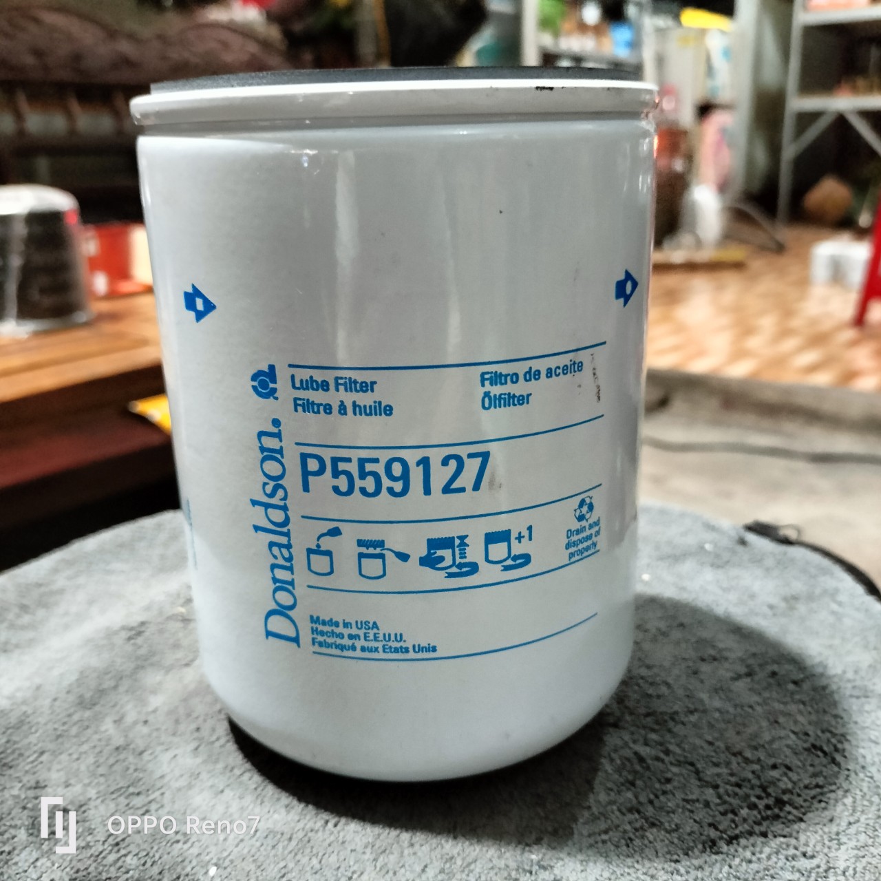 Lọc nhớt máy công trình , mã SP P559127/FL3344. Hàng Donalson