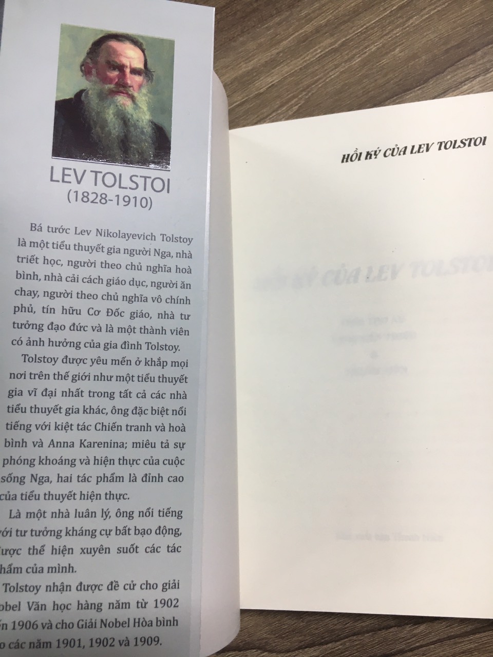 Hồi Ký của Lev Tolstoy – Lev Tolstoy