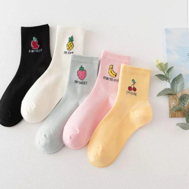 Tất hoa quả cao cổ