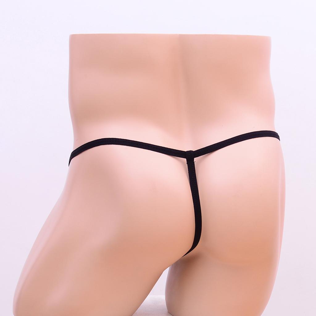 2x Mens Lingerie Low Rise G-string Thongs Underwear Briefs Underpant