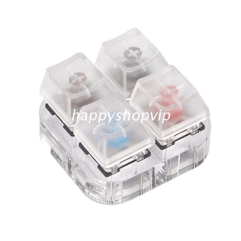 HSV 4 Key Caps Translucent Keycaps Testing Tool Gateron MX Switches Keyboard Tester