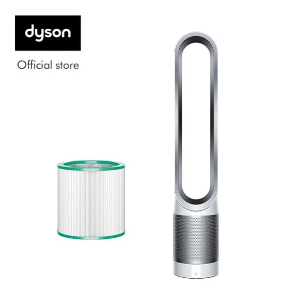 Máy Lọc Không Khí Dyson Pure Cool Tower TP00 Loại Bỏ 99% Vi Khuẩn, Bụi Mịn, Nhập Khẩu (Trắng/Bạc)