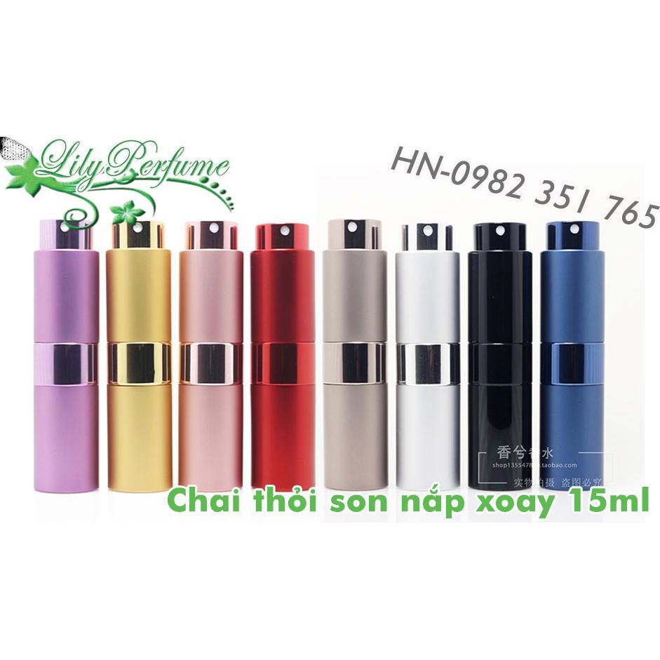 Lọ chiết nước hoa 8-10-15ml thỏi son xoay cao cấp Vỏ chiết Ống chiết Chai chiết nước hoa