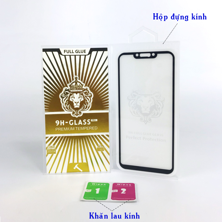 Kính Cường Lực Cho Huawei Nova 3i - Full Màn Hình - Màu Đen - Hàng Chính Hãng