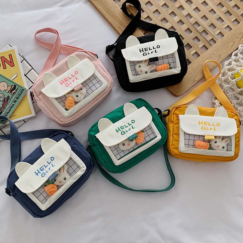Túi đeo chéo NASI T1033 phong cách hàn quốc túi xách nữ đeo vai thời trang dạo phố dễ thương vải đẹp
