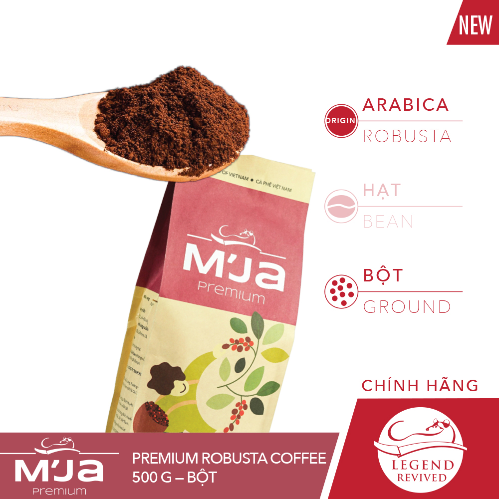 Cà phê M'JA Premium Robusta 500g