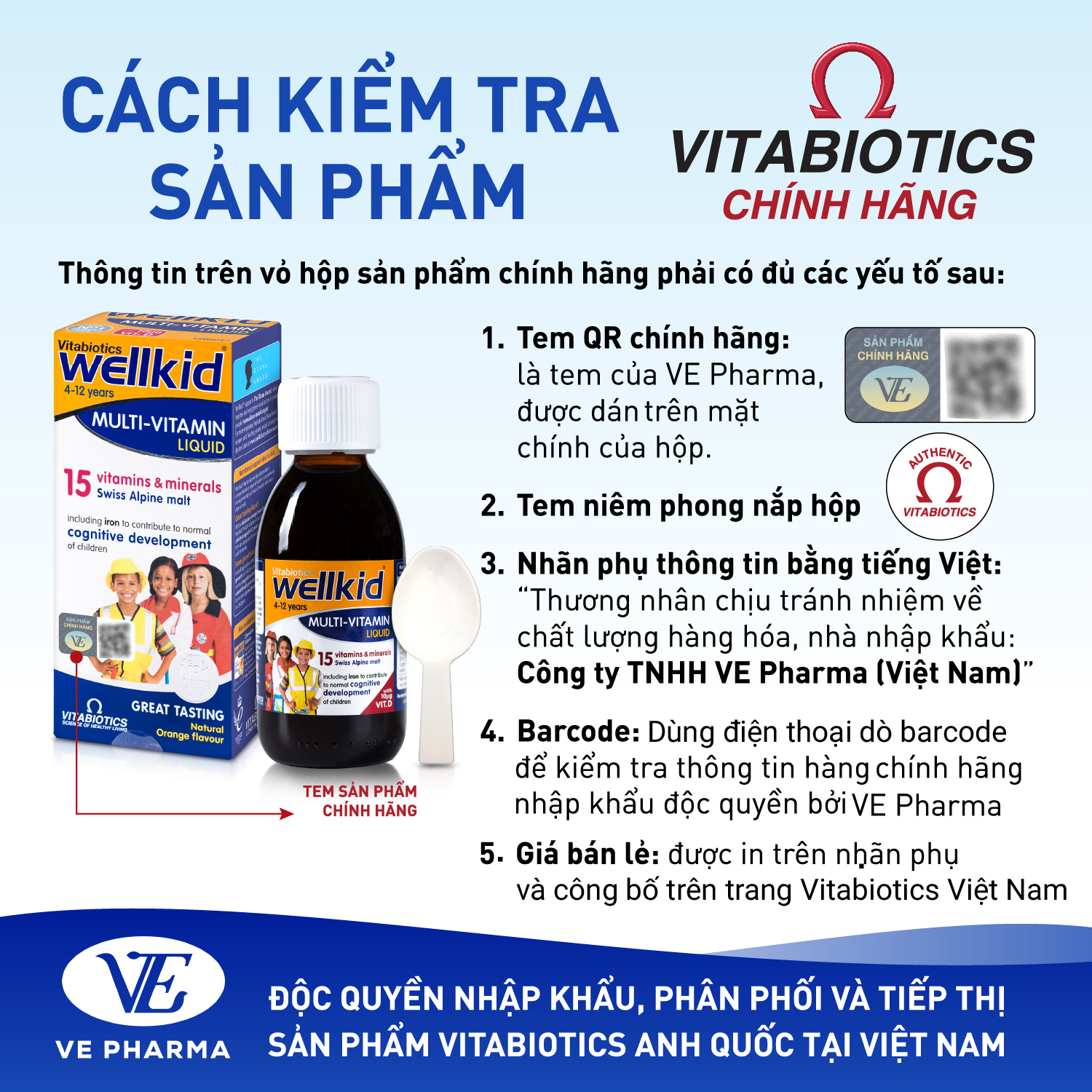 Bộ Sản Phẩm Vitabiotics Cho Bé OSTEOCARE Chắc Khỏe Xương 200ML Và WELLKID Nâng Cao Sức Khỏe 150ML
