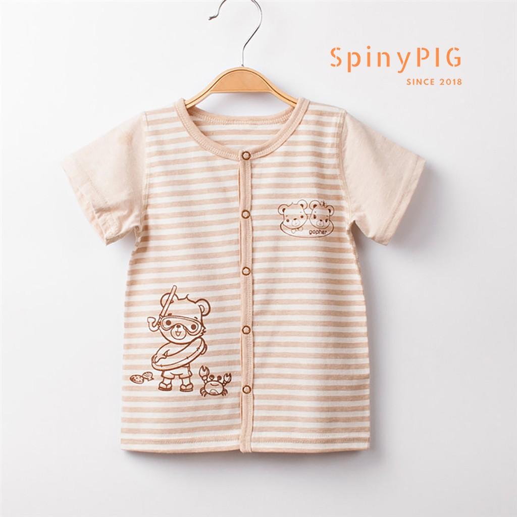 Áo sơ sinh 0-2 tuổi 100% cotton hữu cơ tự nhiên không chất tẩy nhuộm