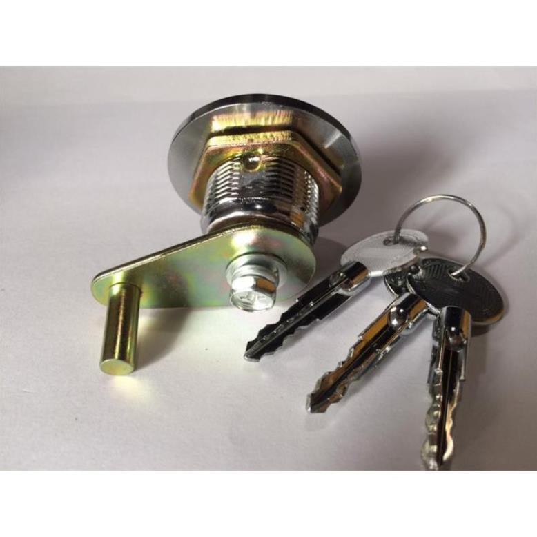 KHÓA CHÌA KÉT SẮT - chìa tròn 4 cạnh - 4,5cm - 210gr - 4cm