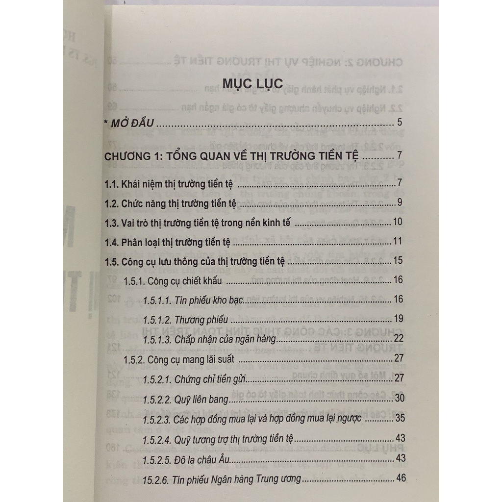 Nghiệp vụ thị trường tiền tệ