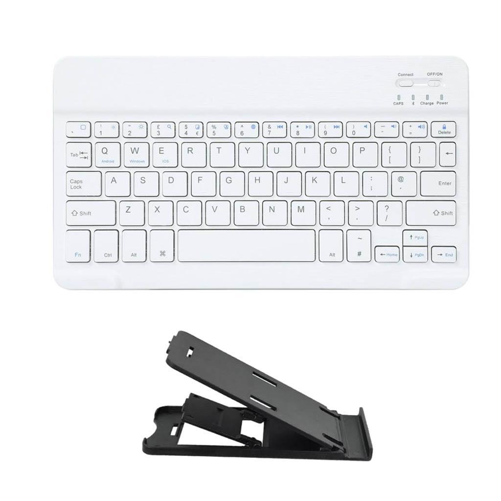Mini Wireless Bluetooth Keyboard External Keypad& Tablet Stand for Pad