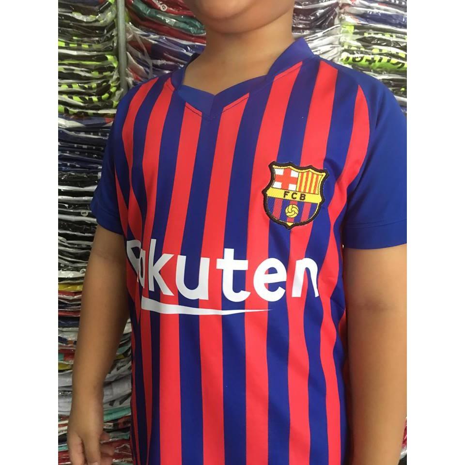 Bộ thể thao bé trai CLB Barca 2018