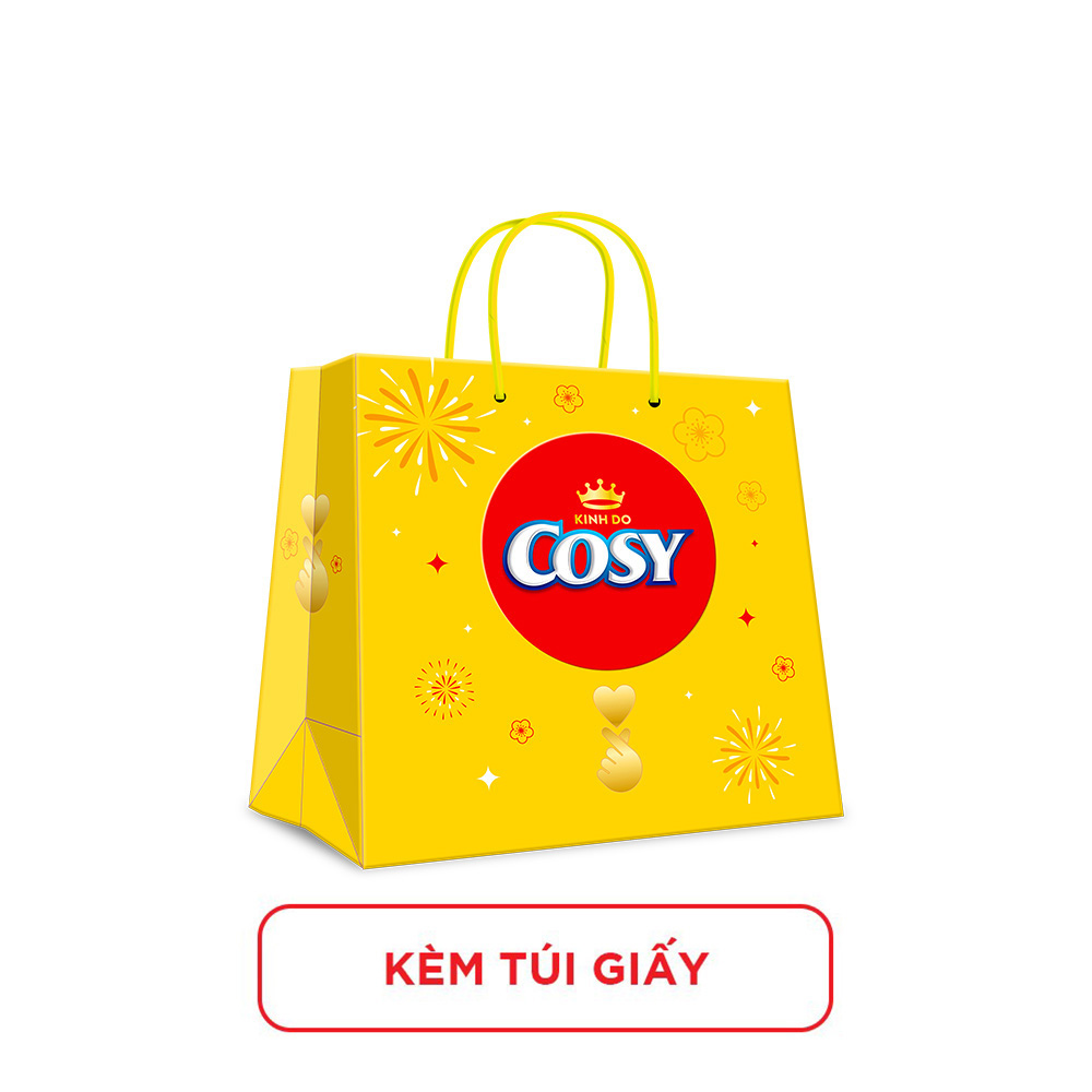 Cosy Tết - Bánh Quy Thập Cẩm Bơ Sữa - Hộp Thiếc 378g