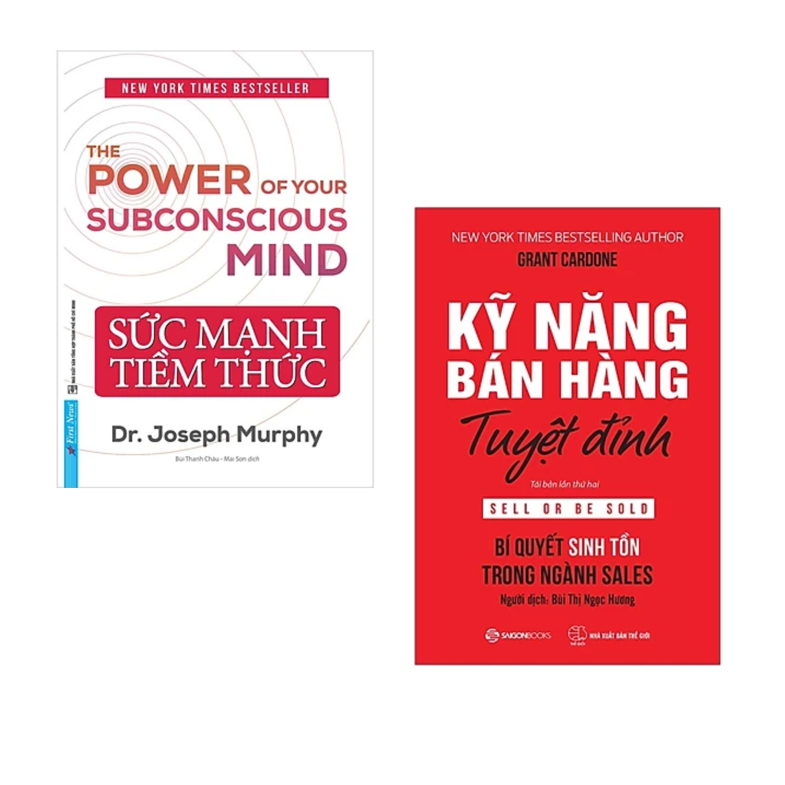 Combo 2 cuốn Sách Kĩ Năng : Kỹ Năng Bán Hàng Tuyệt Đỉnh + Sức Mạnh Tiềm Thức (Tái Bản)