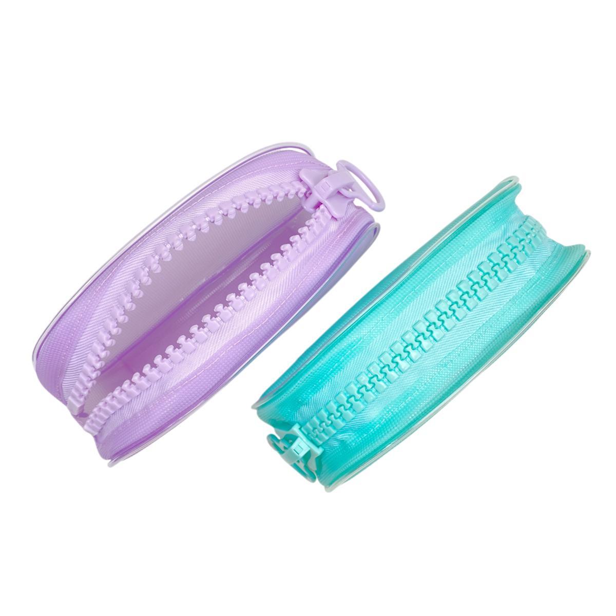 Bóp Viết Nhựa Khóa To - AGLQ230004 - Màu Tím