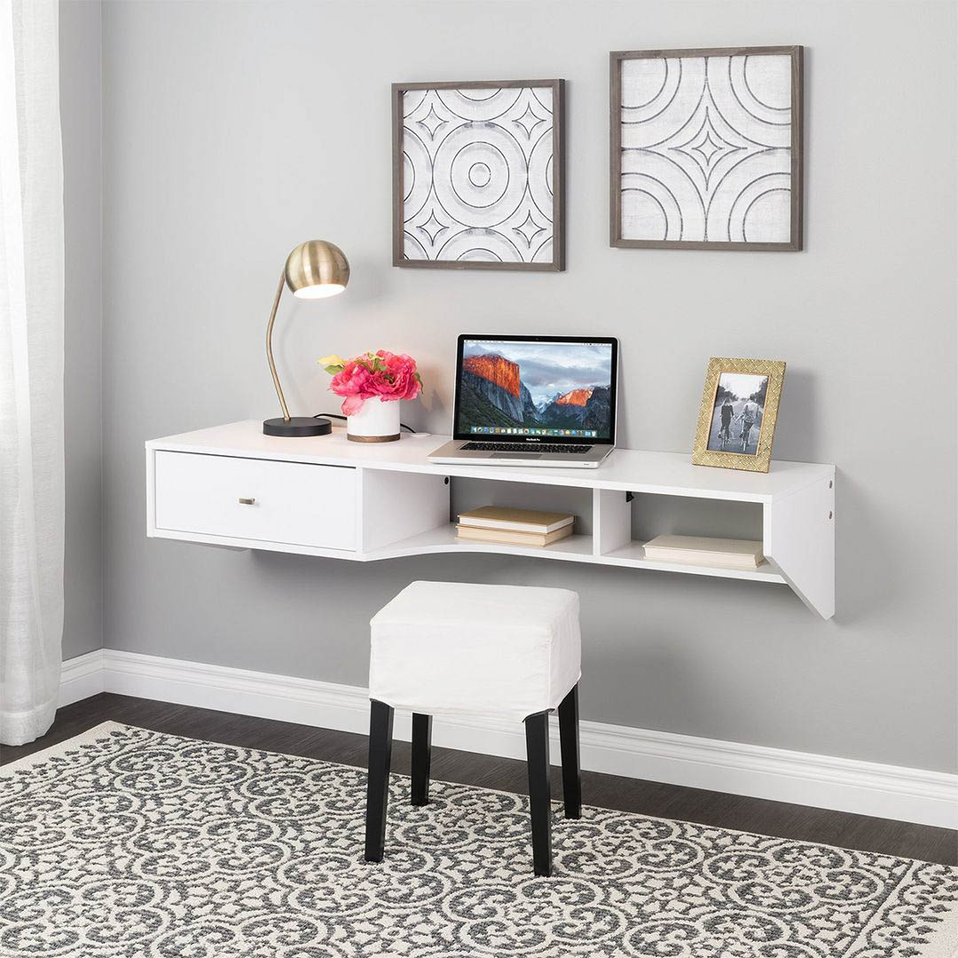 Bàn làm việc, bàn học gỗ hiện đại SMLIFE Danzong | Gỗ MDF dày 17mm chống ẩm | D150xR40xC22cm