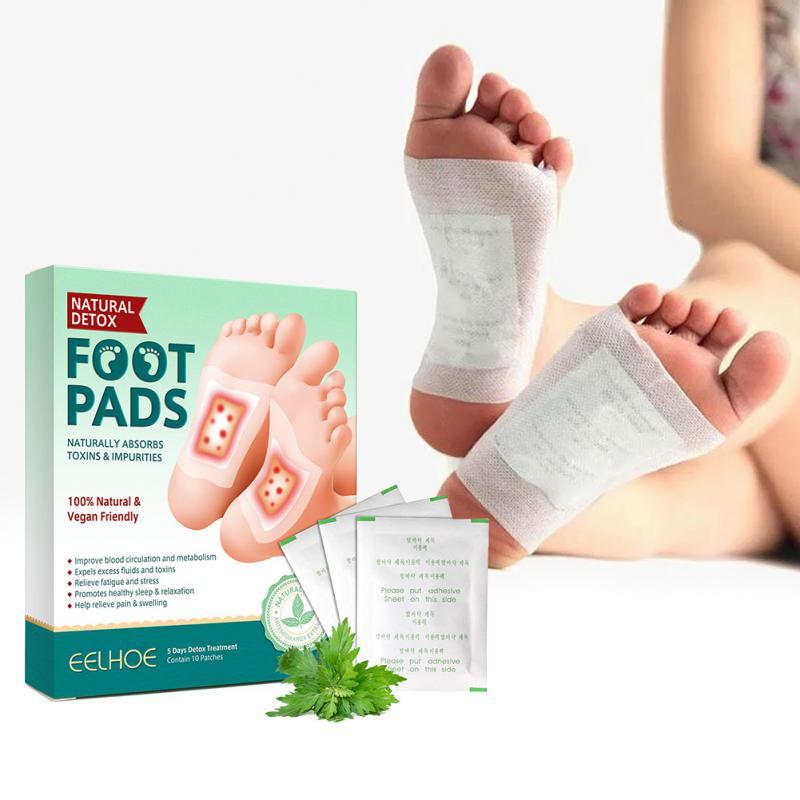 Miếng dán bàn chân thải độc cải thiện giấc ngủ Detox Foot Patches (hộp 10cái)