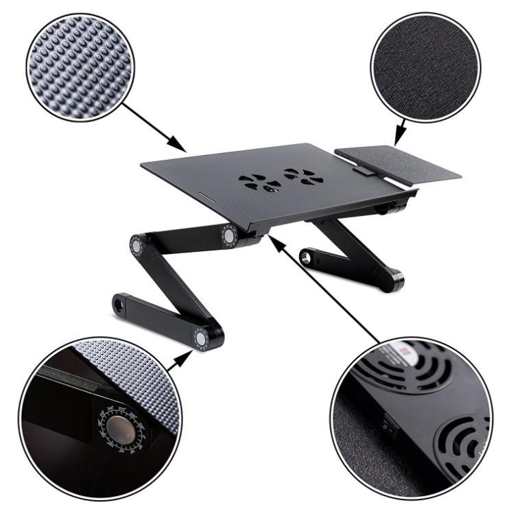 Bàn kê Laptop Xoay Đa Năng có bàn di chuột Chill Desk