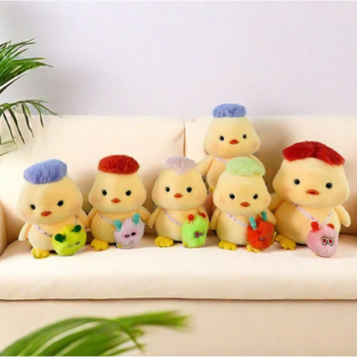 Đồ chơi thú bông hình vịt đeo túi 30cm VALUE TOYS M1-04 (Mẫu ngẫu nhiên)