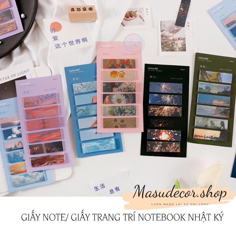 Giấy note/ giấy trang trí sách vở phong cách Hàn Quốc