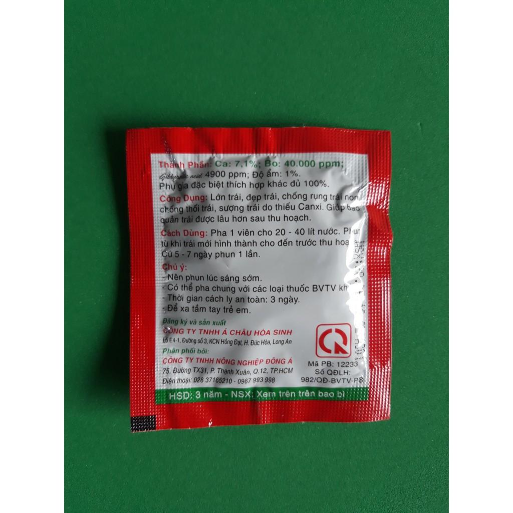 Phân bón Canxi-Bo viên sủi 10g Lớn Trái Bóng Trái Chống Rụng Trái