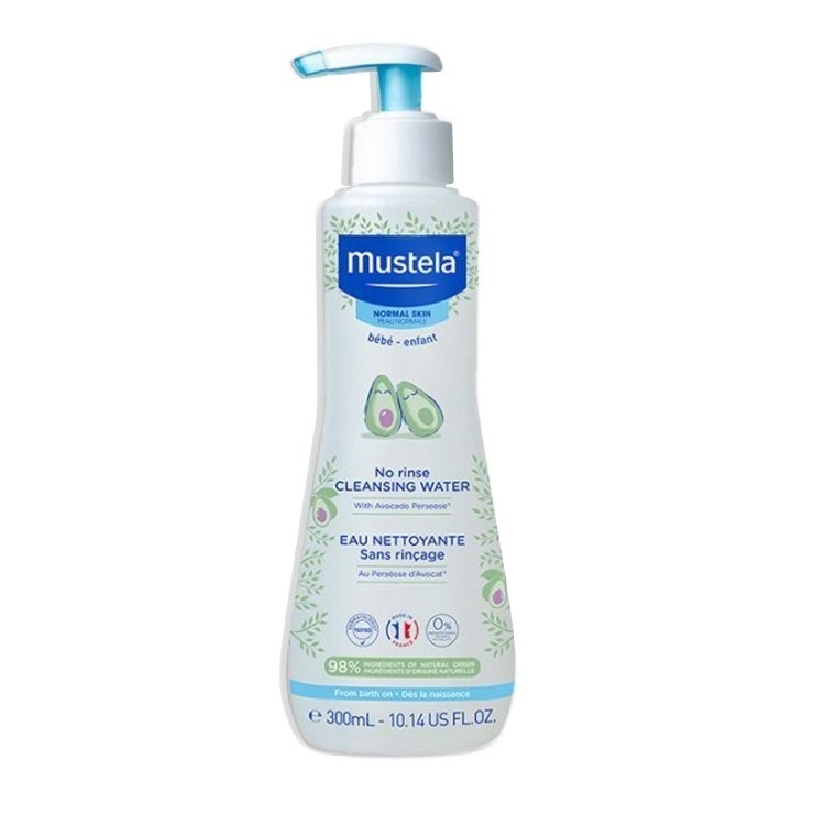 Nước Làm Sạch Mặt Và Cơ Thể Cho Em Bé Da Thường Mustela NO-RINSE CLEANSING WATER 100ML/300ML