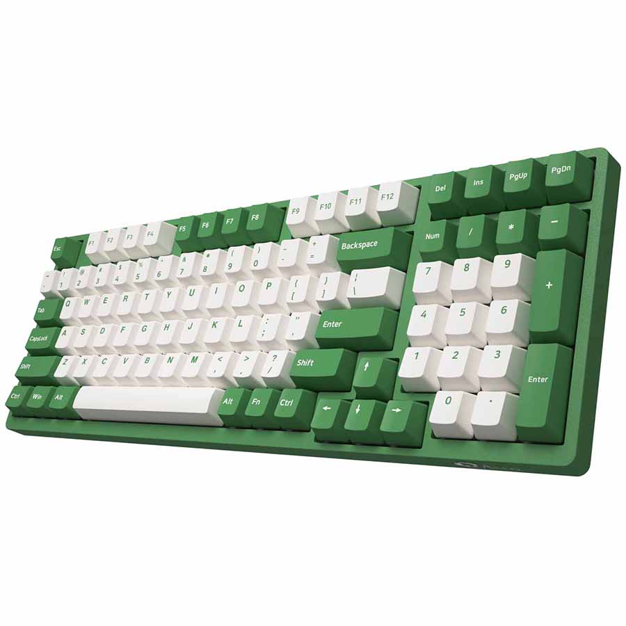 Bàn phím AKKO 3098 DS Matcha Red Bean (Gateron Cap