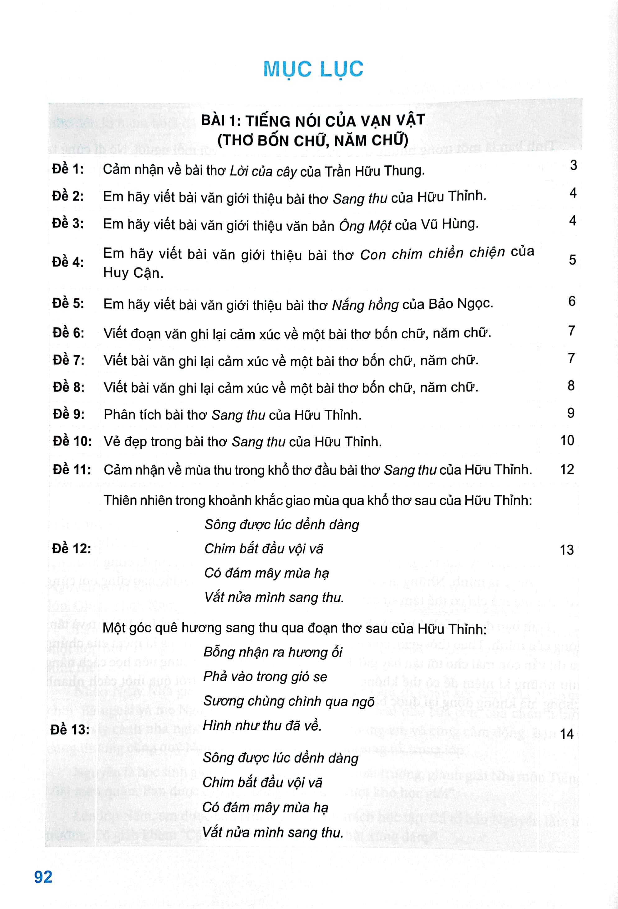 Những Bài Làm Văn Mẫu 7 - Tập 1