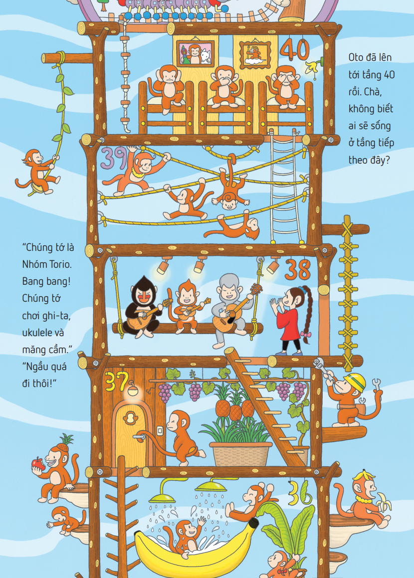 Tòa nhà 100 tầng trong rừng