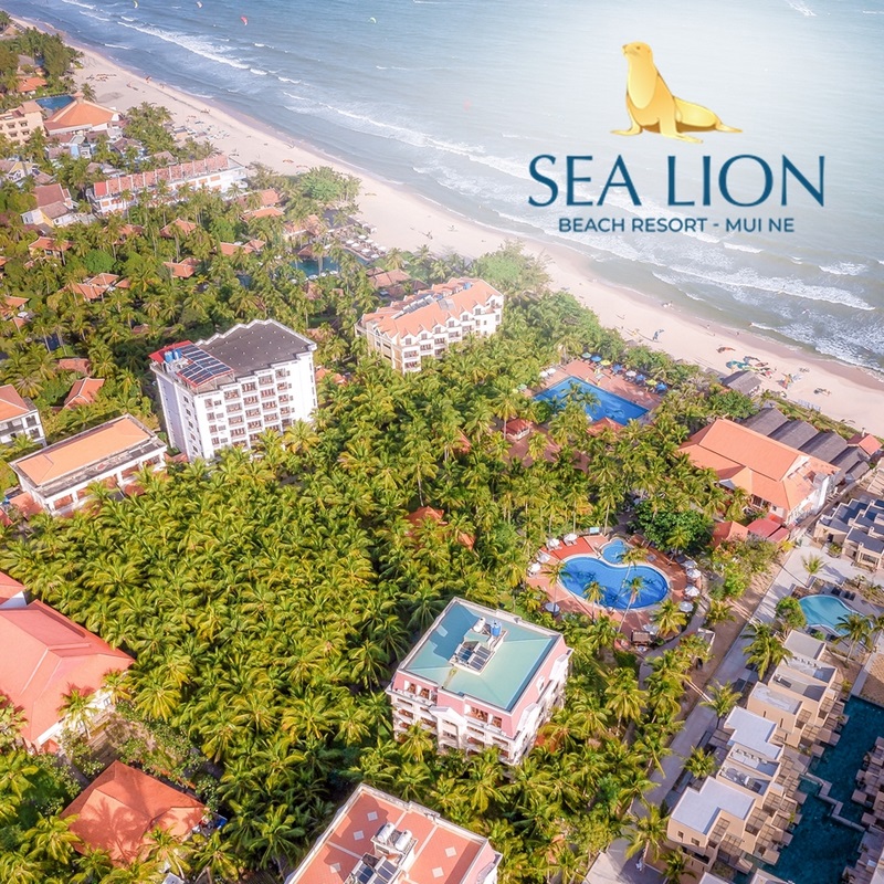 Sea Lion Beach Resort 4* Mũi Né - Buffet Sáng, 02 Hồ Bơi, Bãi Biển Riêng Ngay Trung Tâm, Khu Vui Chơi Trẻ Em