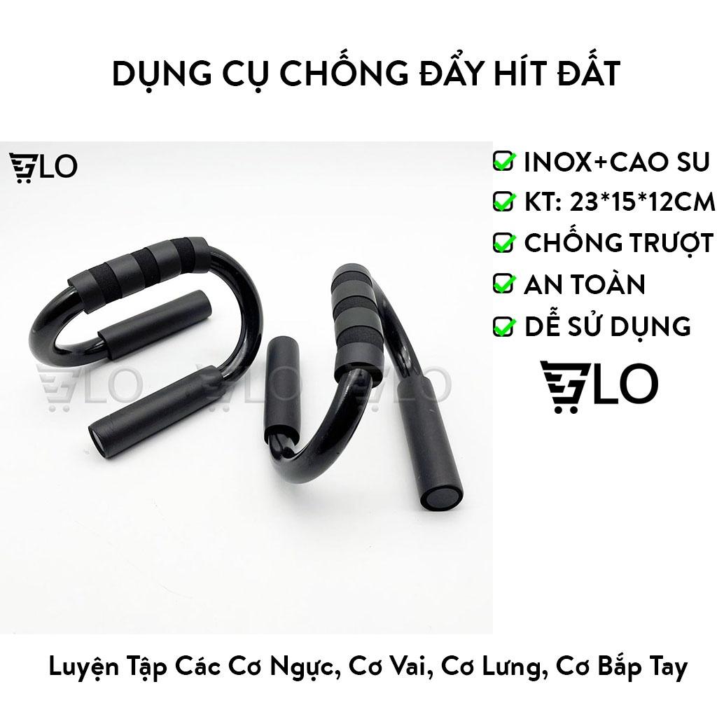 Dụng Cụ Chống Đẩy Làm Đẹp Cơ Giúp Tăng Sức Khỏe Chuẩn Sport, Dụng Cụ Tập Gym Tại Nhà, Hỗ Trợ Hít Đất