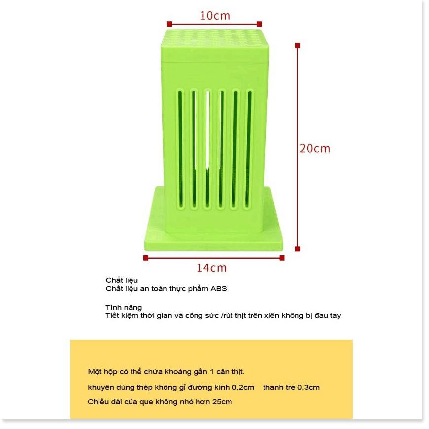 Máy xiên thịt tại nhà BBQ full set