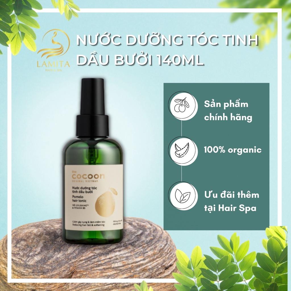 Nước dưỡng tóc tinh dầu bưởi Cocoon giúp giảm gãy rụng và làm mềm tóc 140ml Lamita Hair Spa - LS039 - The Cocoon Original Vietnam