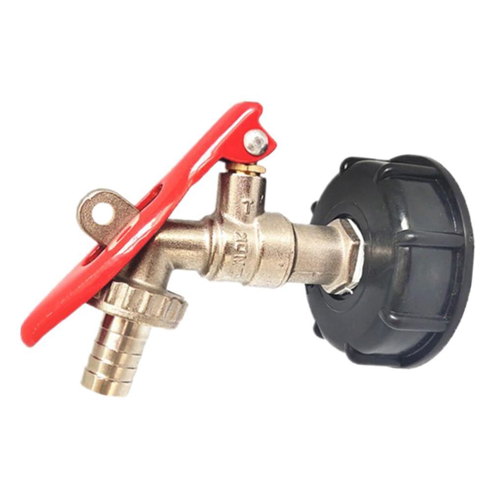 IBC Tote Tank Food Adapter Coarse Thread Brass Hose Faucets Valve Type A